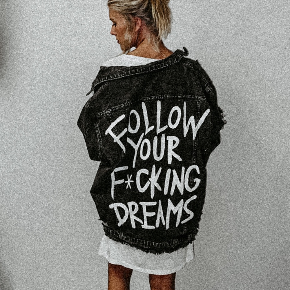 Denim oversized Jacket- homemade